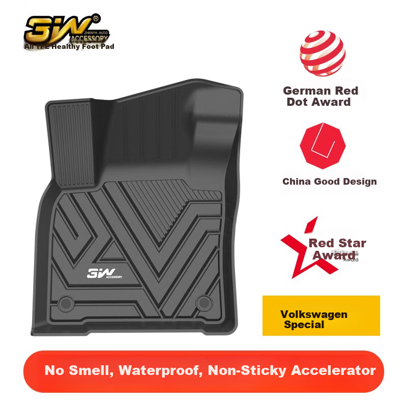 3W Volkswagen Passat TPE Floor Mats 2019-2026