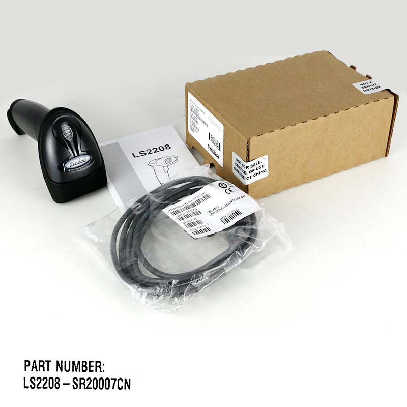 ZEBRA LS2208 1D Laser Barcode Scanner Gun
