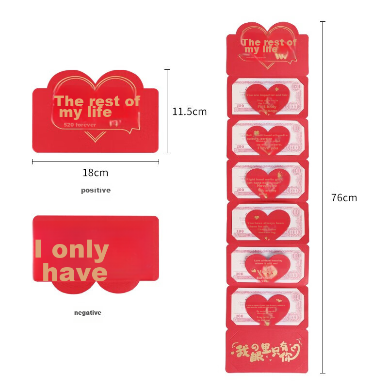 TaTanice Folding Red Packet with 6 Card Slots