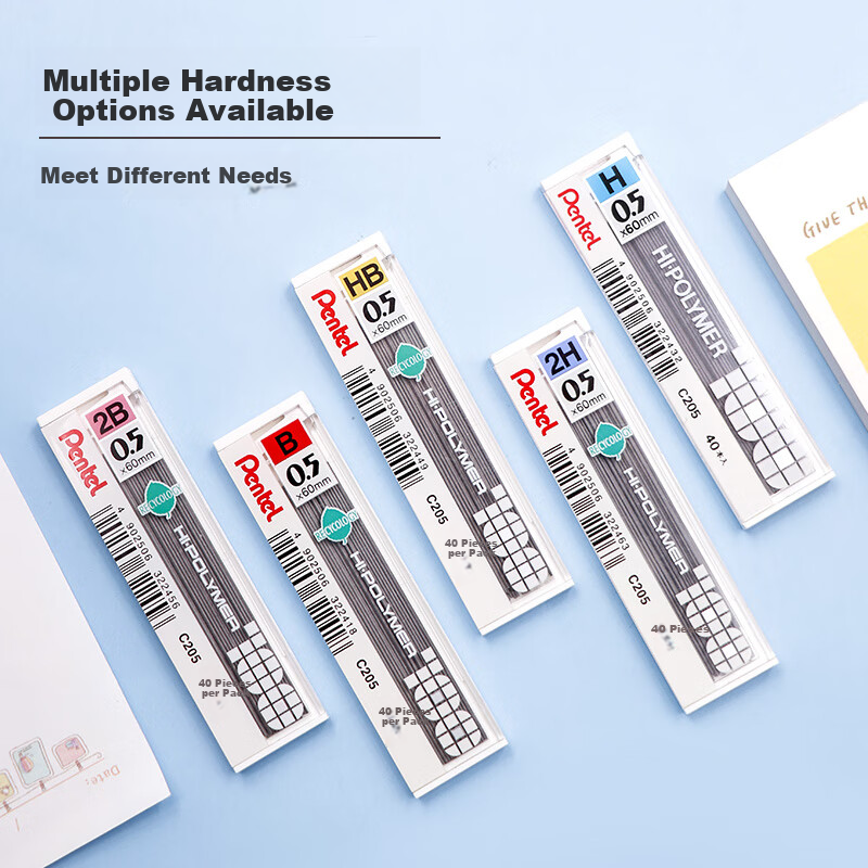 Pentel 0.5mm Mechanical Pencil Lead Refills C205 B