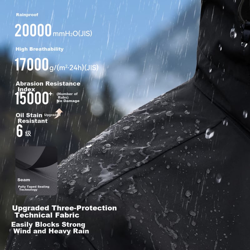 Pelliot Mountain Classic 2.0 Pro 3-in-1 Waterproof Jacket