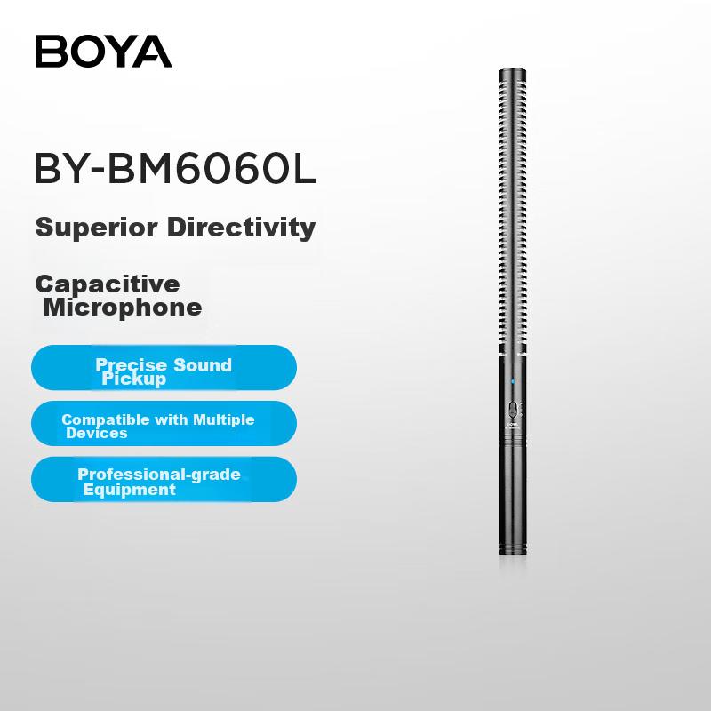 Boya BM6060L Shotgun Microphone for Professional Sound Recording