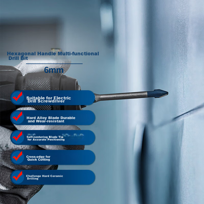 BOSCH Hexagonal Ceramic Tile Drill Bit for Hard Surfaces
