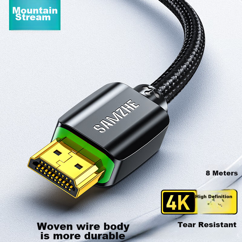 SAMZHE 4K HDMI Cable 2.0 with 90-Degree Connector