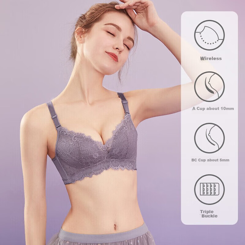 Dushiliren Women's Breathable Mesh Bra