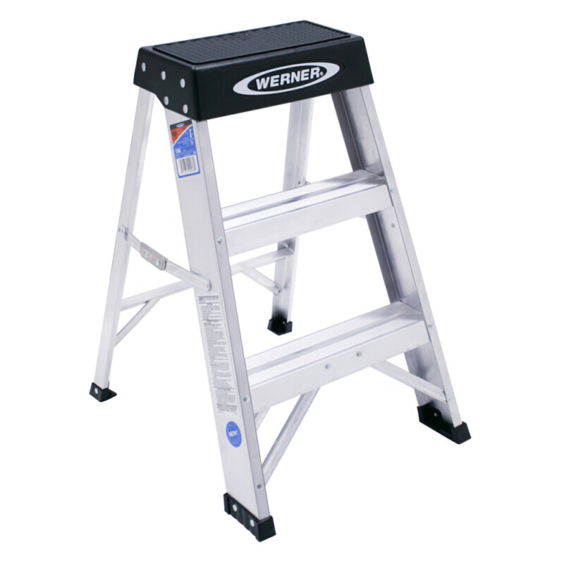 Werner Aluminum Alloy Three-Step A-Frame Ladder 0.7m
