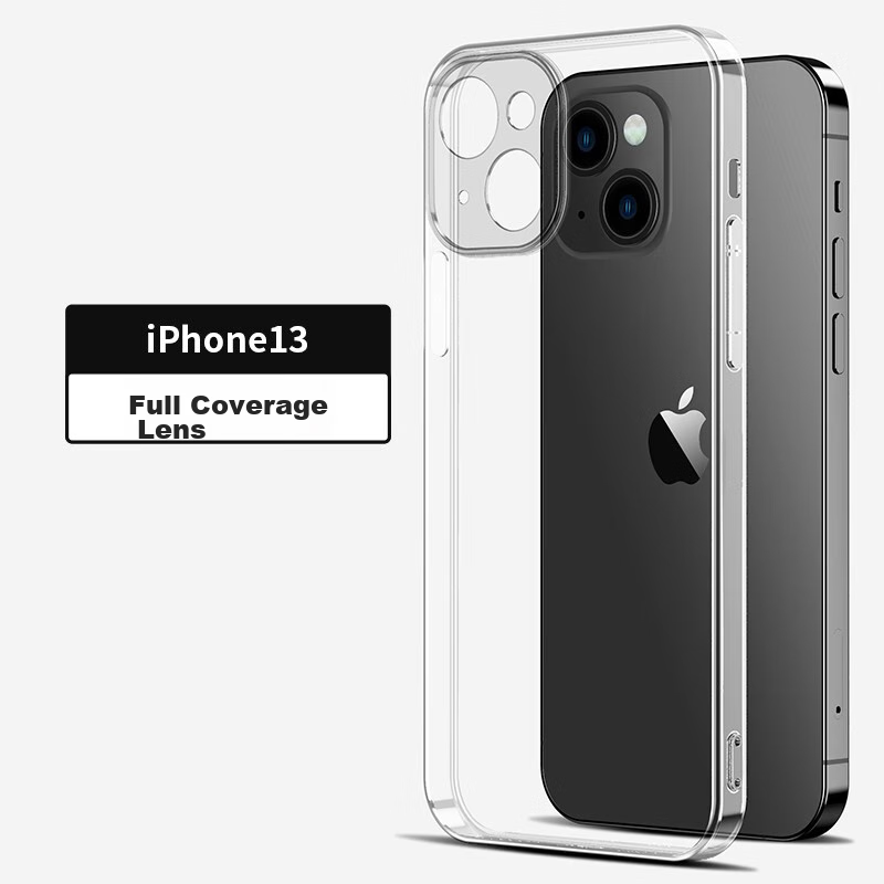 Kelleia Transparent TPU Soft Case for iPhone 13