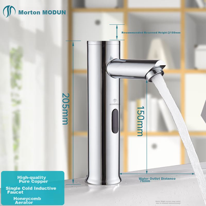 modun m-lt1988lr smart sensor faucet with brass