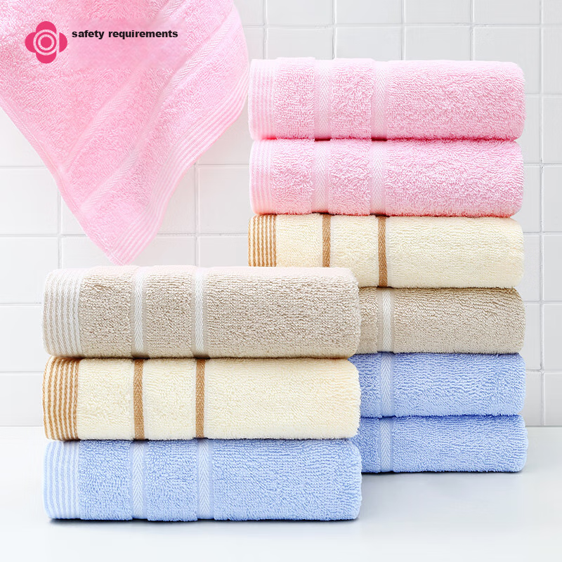 Grace 10-Pack Pure Cotton Towels, Soft & Absorbent, Comfortable Face Towels