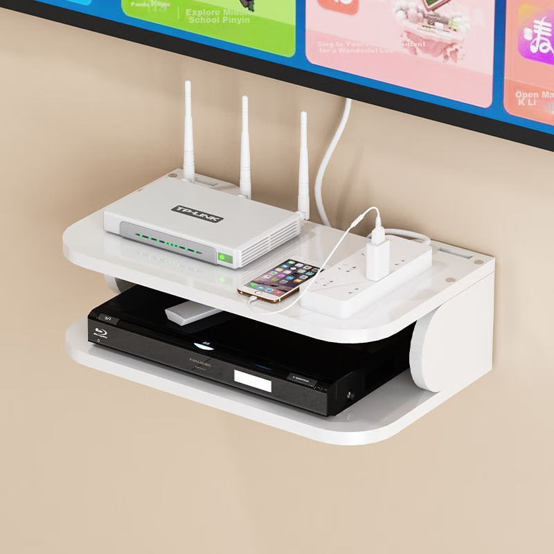 ANERYA Wall-Mounted TV Shelf