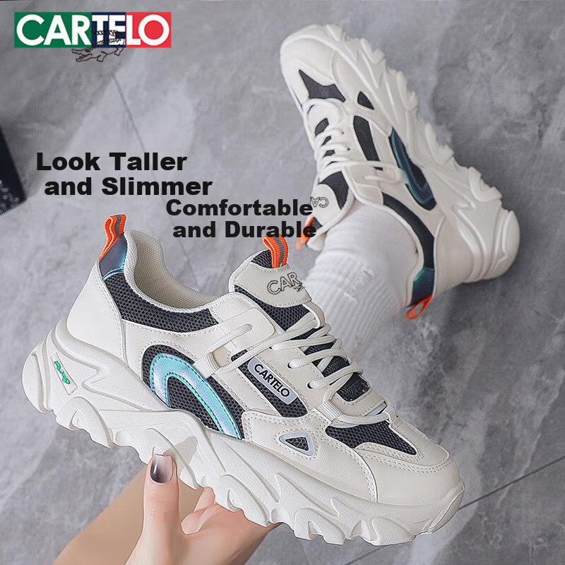 CARTELO Women's Casual Sneakers 0939 Black