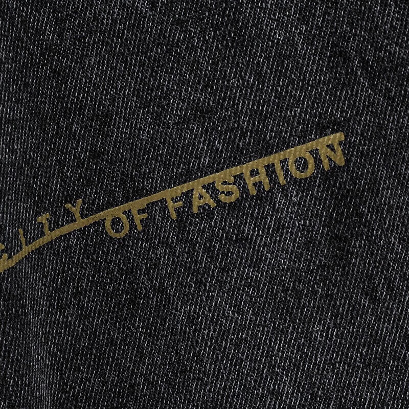 Jeanswest Men's Denim Jacket Black And Gray 2XL