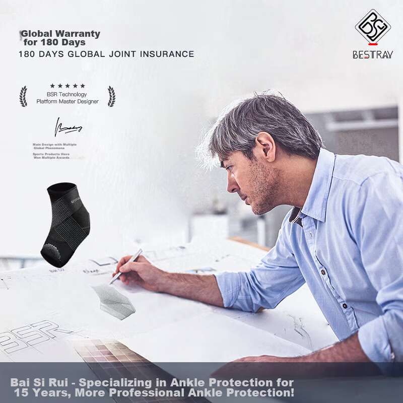 Bestray Ultra-Thin Ankle Support for Sports