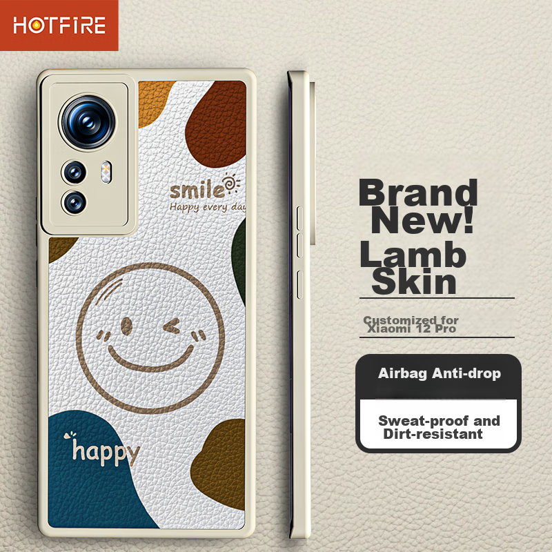 HotFire Sheepskin Phone Case for Xiaomi 12 Pro