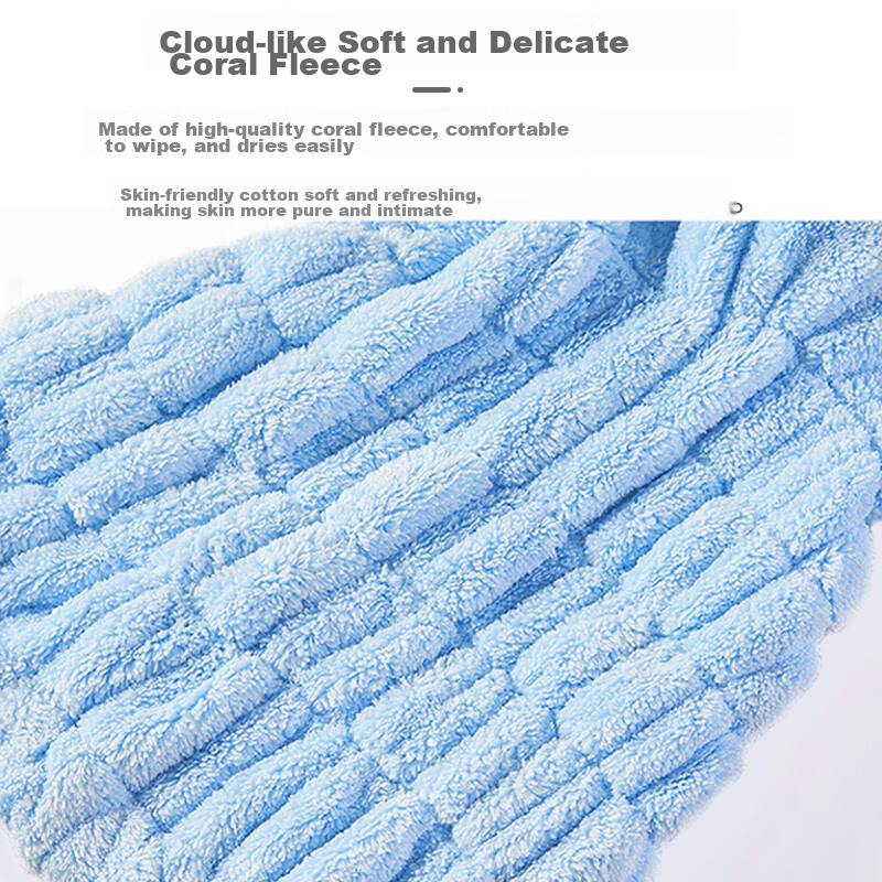 9i9 Coral Fleece Baby Hair Drying Cap