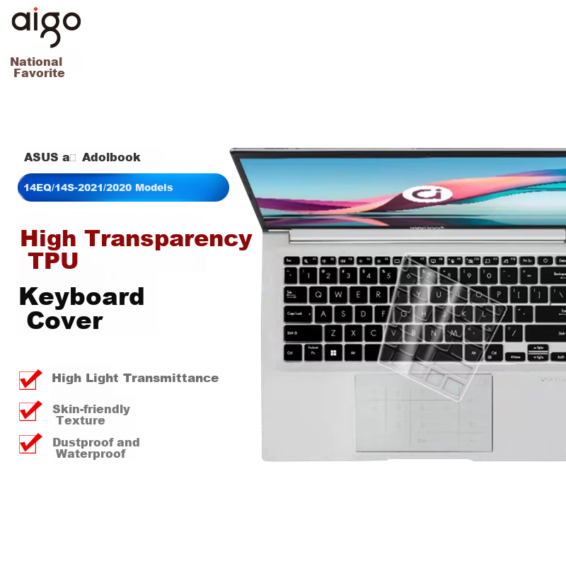 Aigo Ultra-Thin Keyboard Film for ASUS Adolbook 14EQ/14S 2021