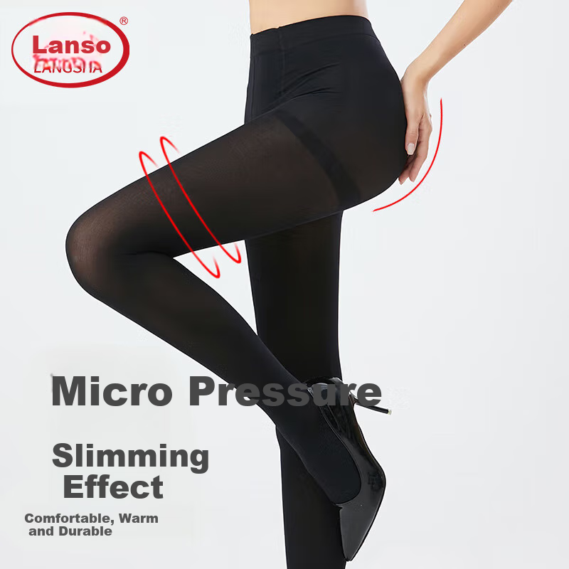 LangSha Silk Stockings Wide Fit Plus Size