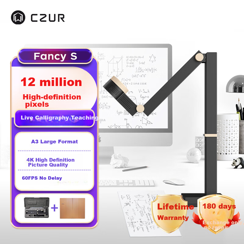 CZUR Document Camera FancyUPlus+ Foldable Writing Stand