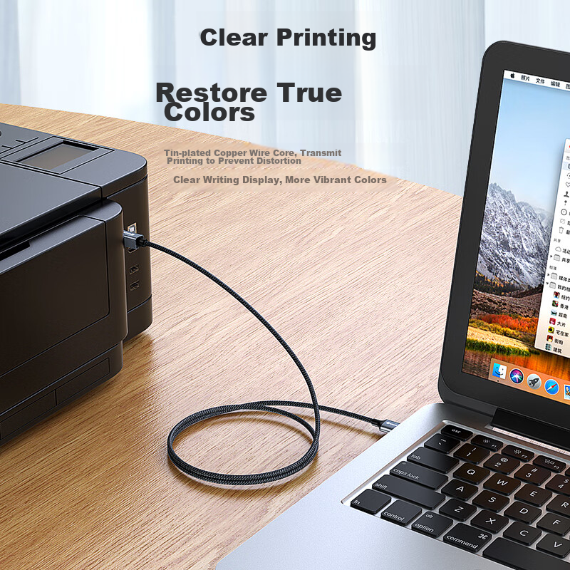 BIAZE USB 3.0 High-Speed Printer Cable