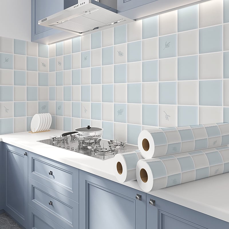 Quatrefoil Oil-Proof Kitchen Sticker