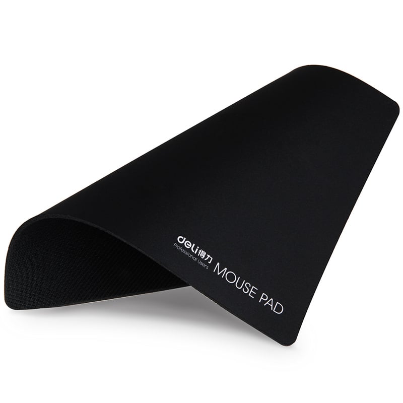 Deli Durable Gaming Mouse Pad 200x250mm Black