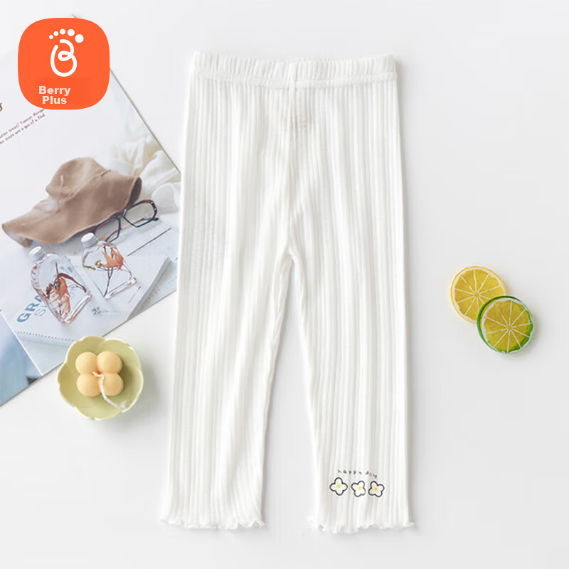 Babyprints Girls' Thin Leggings Summer Capri Pants
