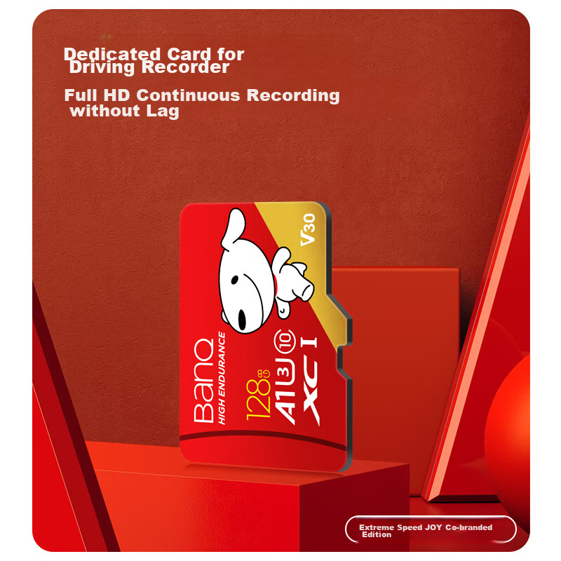 banq 128GB TF MicroSD Memory Card U3 C10 A1 V30 4K High-Speed Version