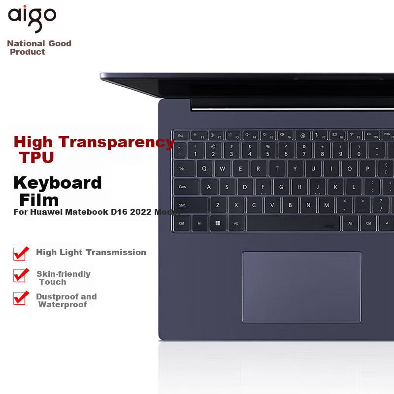 Aigo Ultra-Thin Keyboard Cover for Huawei MateBook D16 2022