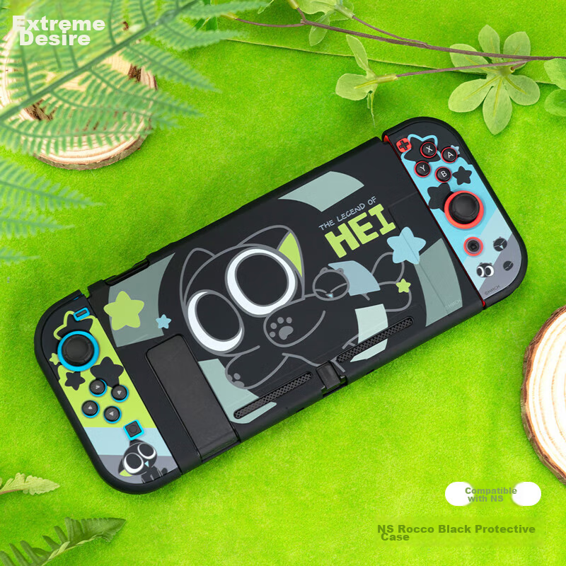 Jixiang Switch OLED Luo Xiaohei Protective Case with Shockproof Design