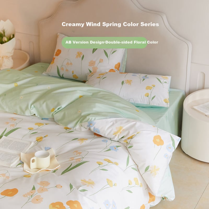 Dohia Pure Cotton 3-Piece Bed Set