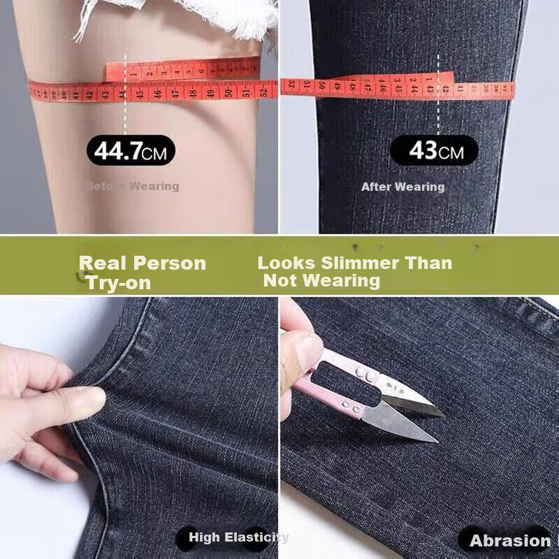 Pierre Cardin Slimming Retro Jeans for Women