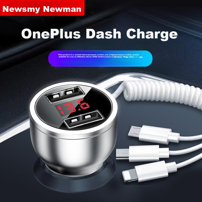 Newsmy Car Charger 66W/100W Fast Charging Dual USB