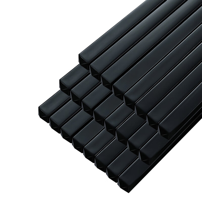 Shihua Heat-Resistant Alloy Chopsticks, 10 Pairs Japanese-Style for Home & Hotel Use