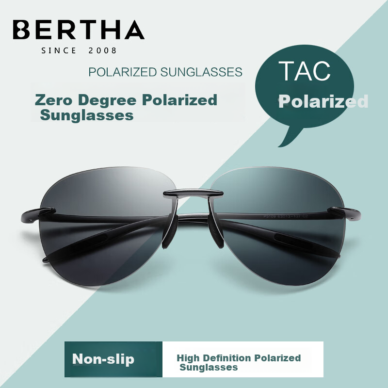 Bertha Ultra-Light Polarized Sunglasses for Men