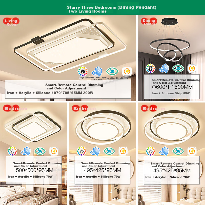 NVC Smart Starry Ceiling Light - Voice & App Controlled