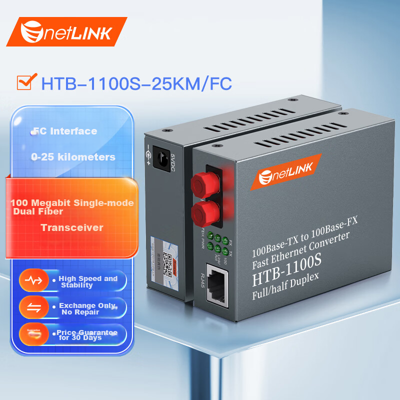 NetLINK HTB-1100S FC Port Optical Transceiver