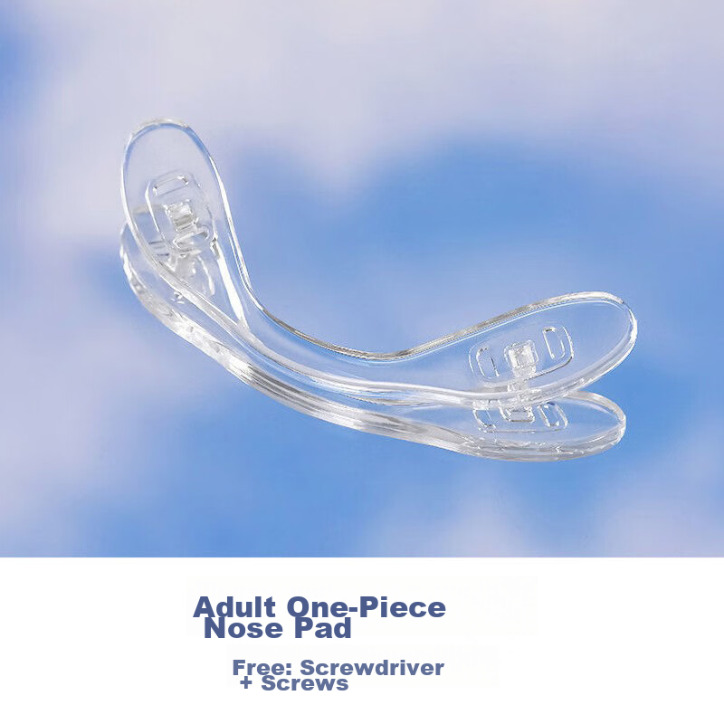 Jardin d'amour Anti-Slip U-Shaped Silicone Nose Pads for Eyeglasses - Adult Comfort Solution