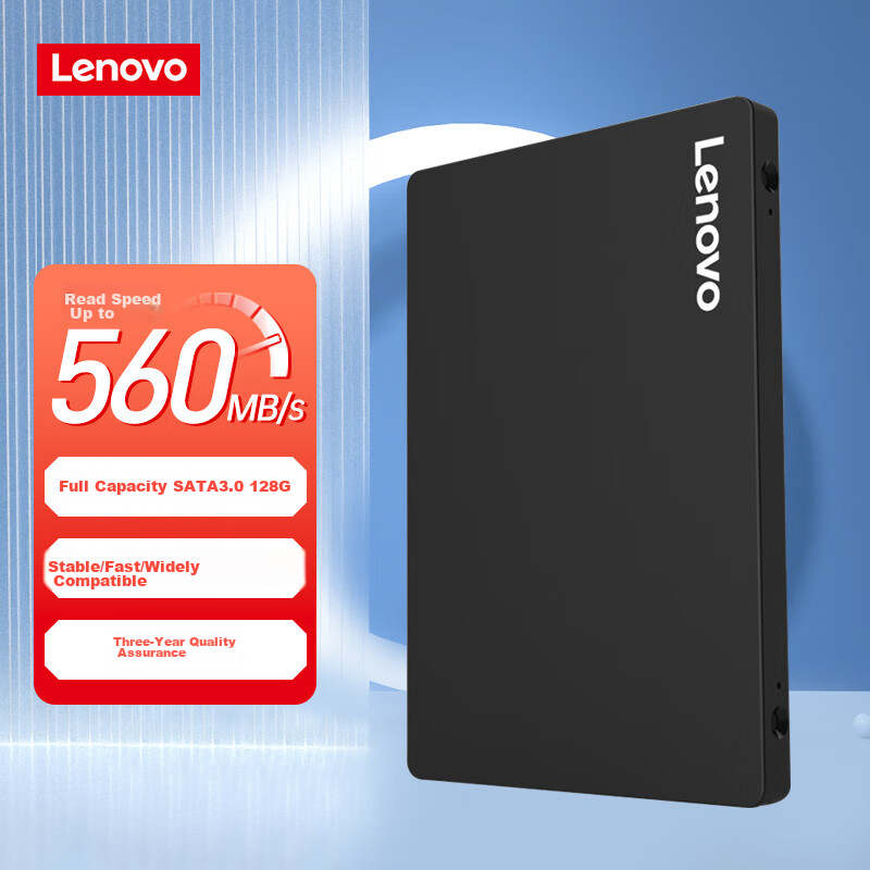 Lenovo 128GB SATA3 SSD - 560MB/s Read Speed for Desktop/Laptop (E660 Series)