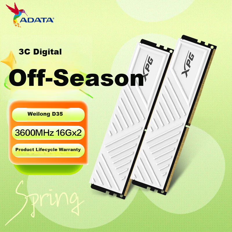 ADATA XPG-Wilong DDR4 3600MHz 32GB (16GB×2) Gaming Memory