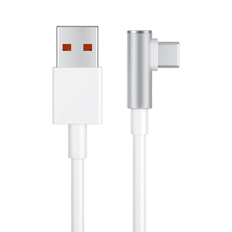 MI 6A L-Shaped Fast Charging Data Cable (1.5m) - 120W USB-A to Type-C for MI Phones
