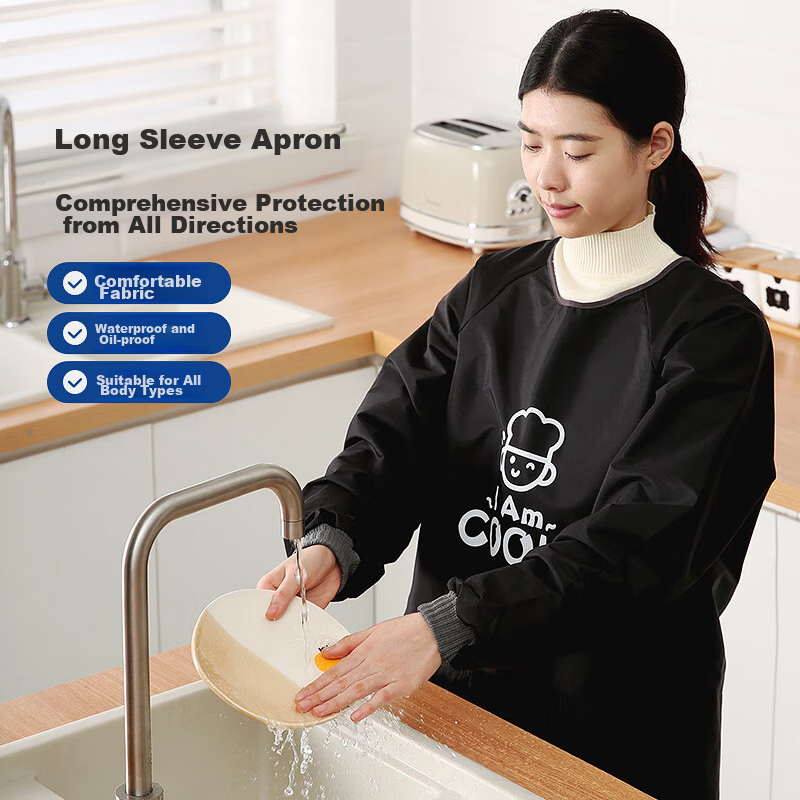 LYNN Canvas Work Apron - Durable & Water-Resistant Kitchen Uniform