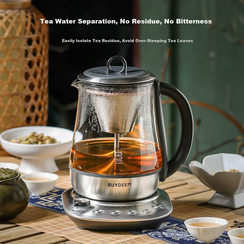 Buydeem K176 No Glue Health Pot, 304 Stainless Steel Tea & Coffee Extractor
