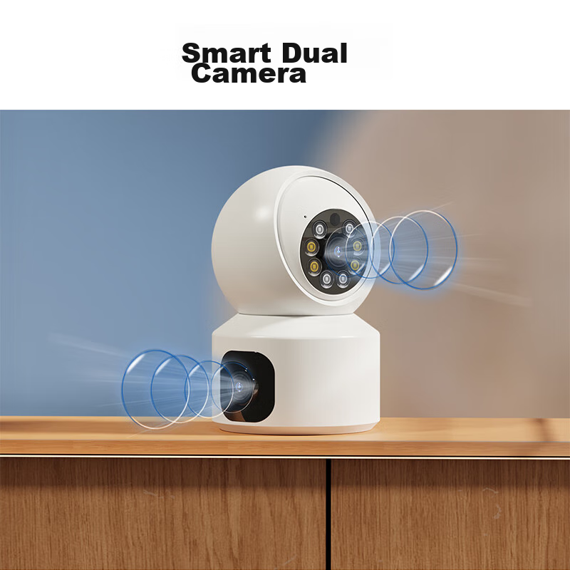 Xiaovv Indoor Security Camera with Two-Way Audio & Night Vision - HD Monitoring for Home & Office