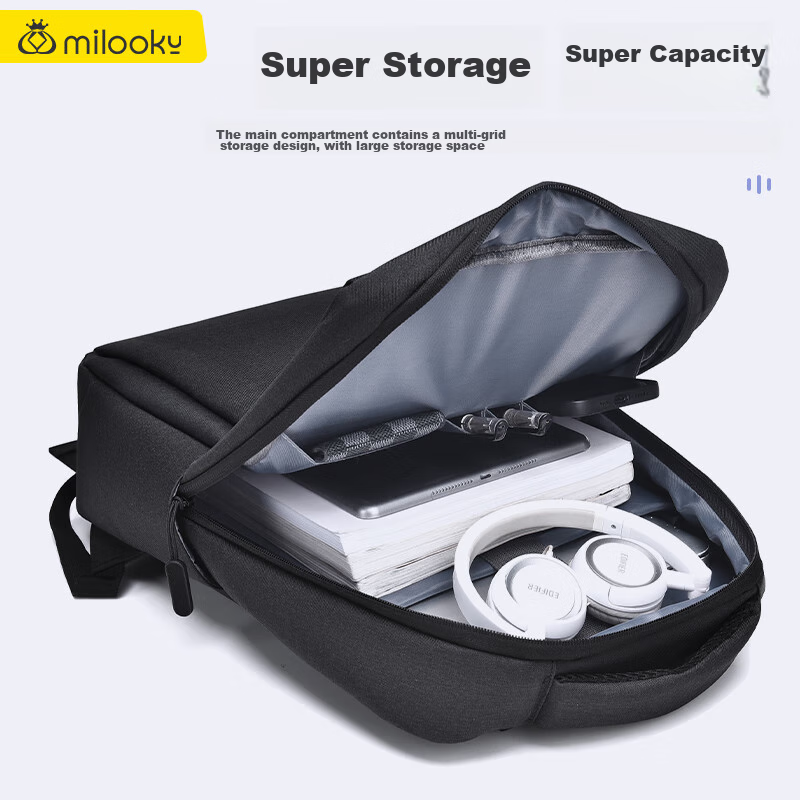 Milooky Upgraded Business Laptop Backpack for 13-16 inch Computers - Men & Women