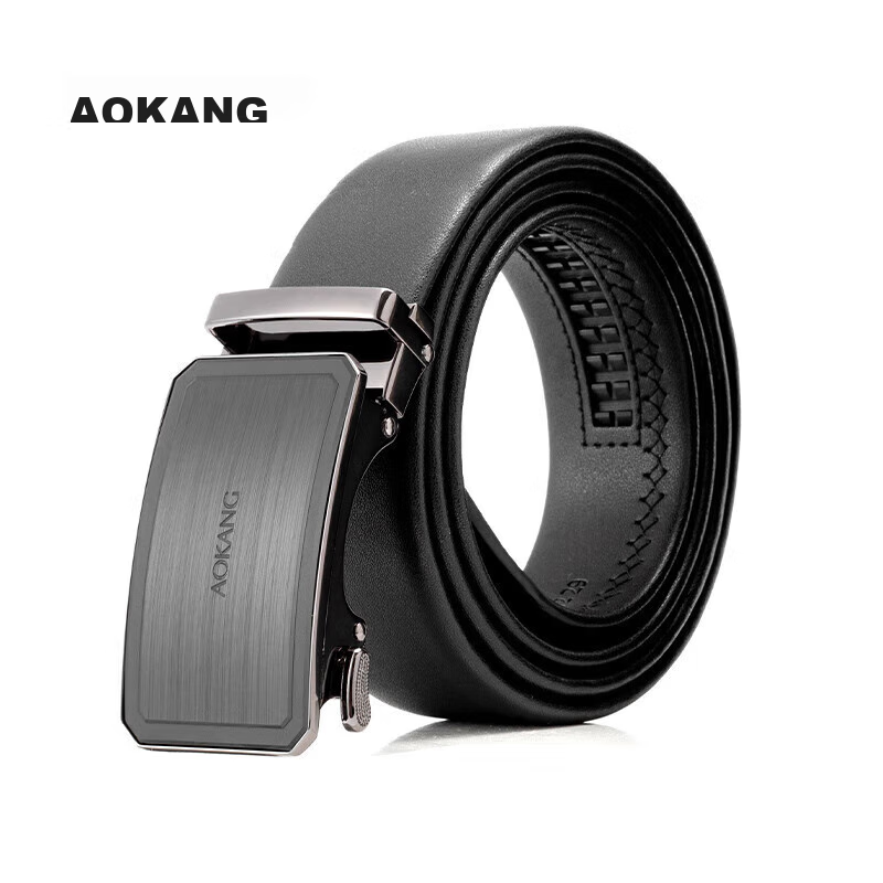 Aokang Men's Premium Leather Belt with Automatic Buckle – Business & Casual Style, Gift for Him