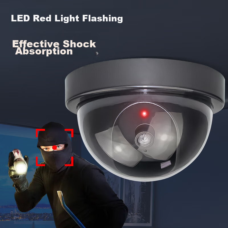COMPCCTV Fake Security Camera - SMT-F01 Indoor Dummy CCTV with LED Light