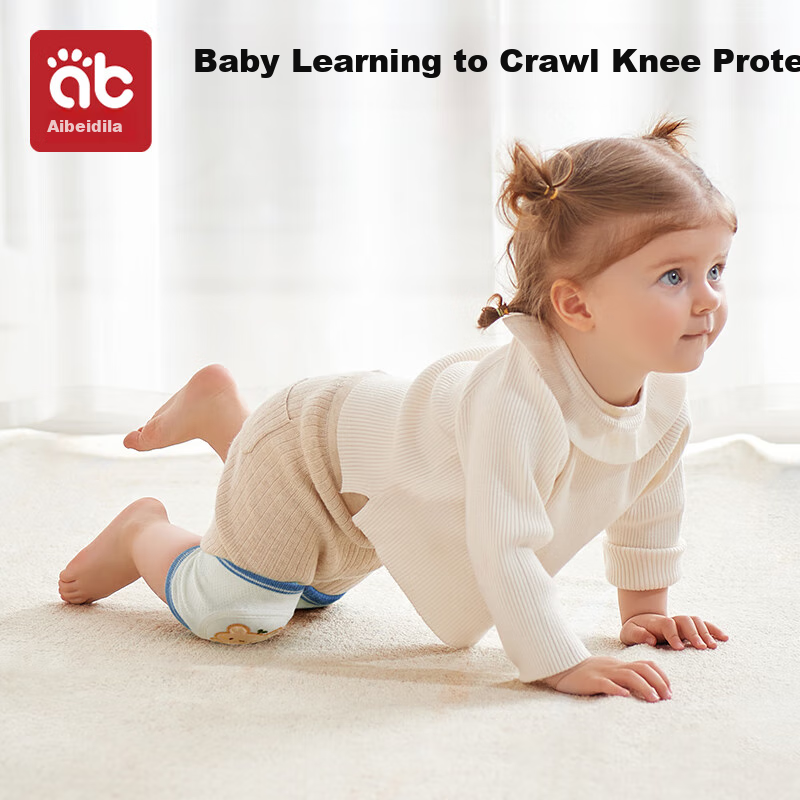 AIBEDILA Baby Knee Pads with Breathable Crawling Protection
