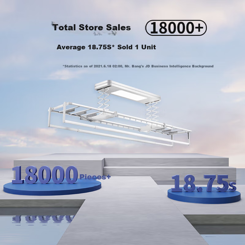 Mr. Bang M50S Smart Electric Clothes Drying Rack for Small Apartments
