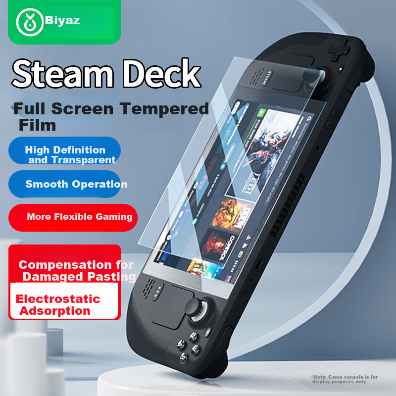 BIAZE Tempered Glass Screen Protector for Steam Deck