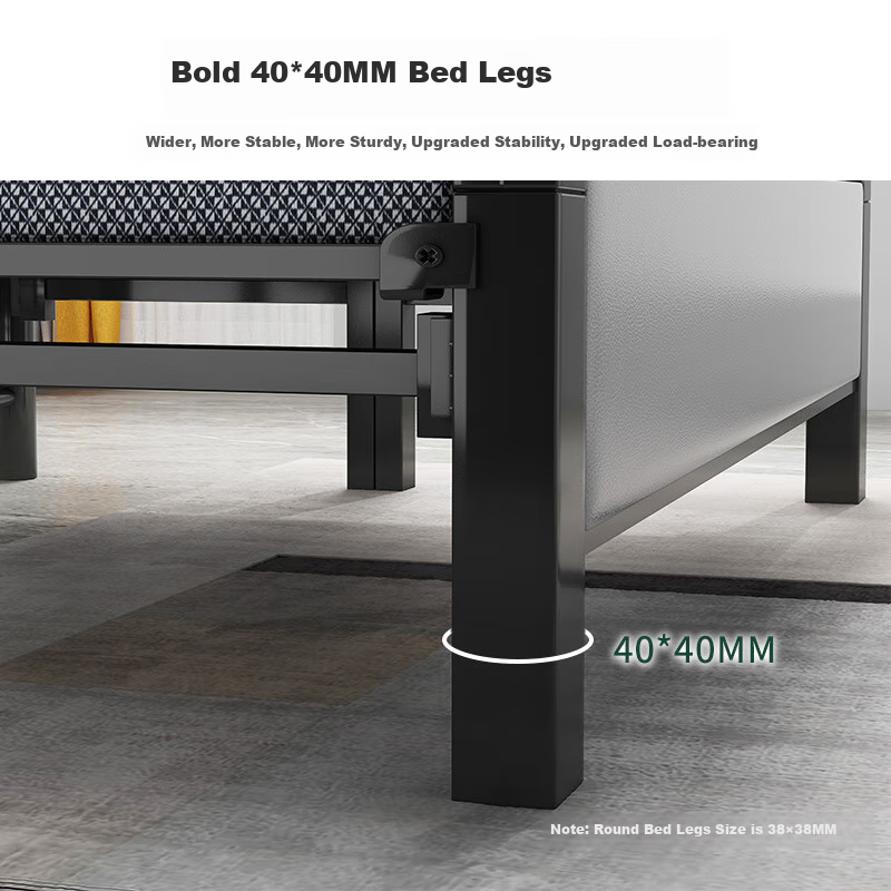Chibailun Folding Bed - 1.5m Portable Steel Frame Nap Bed